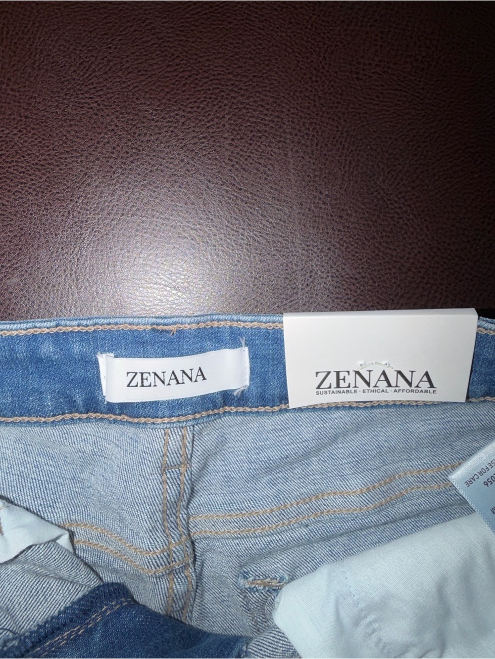 Zenana Outfitters Light Blue Denim Jean Shorts